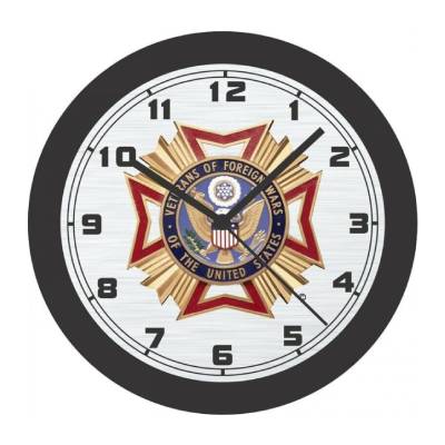 Veterans of Foreign Wars 15-Inch Neon Wall Clock – Your Choice of 6 Colors | 05813