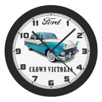 Crown Victoria Wall Clock